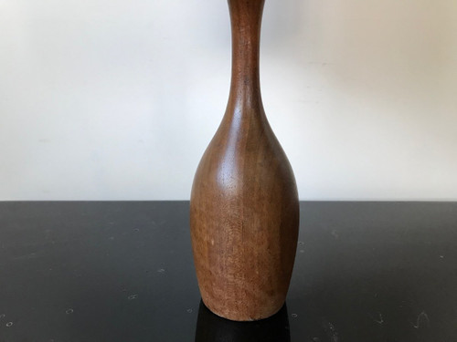 Teak lamp, circa 1950.