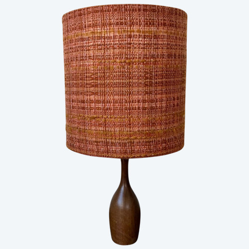 Lampada in teak, 1950 circa.