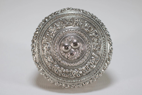 Burmese silver lime box