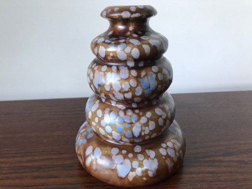 Vaso in ceramica maculata, Belgio, 196O circa.