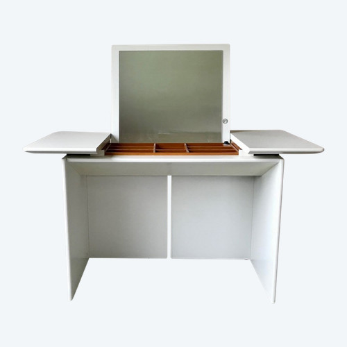 Sideboard/Schreibtisch aus weiß lackiertem Holz, ca. 1980.