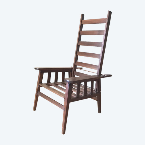 Fauteuil Morris, Arts and Crafts vers 1930.