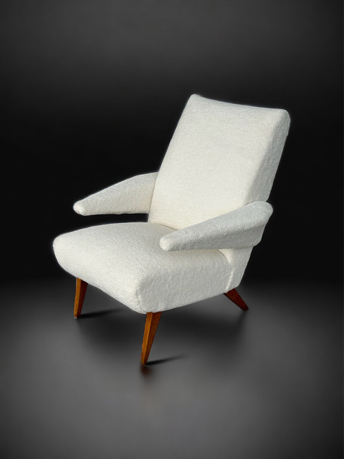 Pair Of Refurbished Vintage Armchairs From The 1950s-60s