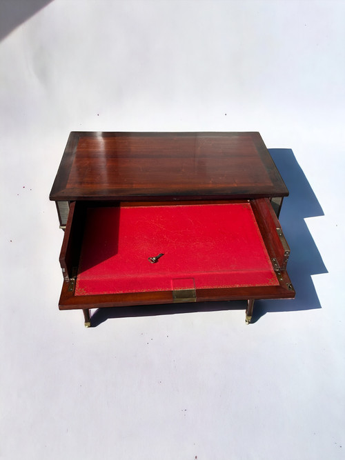 Table Console Bureau écritoire En Acajou De Style Louis XVI époque XXéme Siècle 