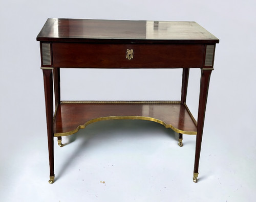 Table Console Bureau écritoire En Acajou De Style Louis XVI époque XXéme Siècle 