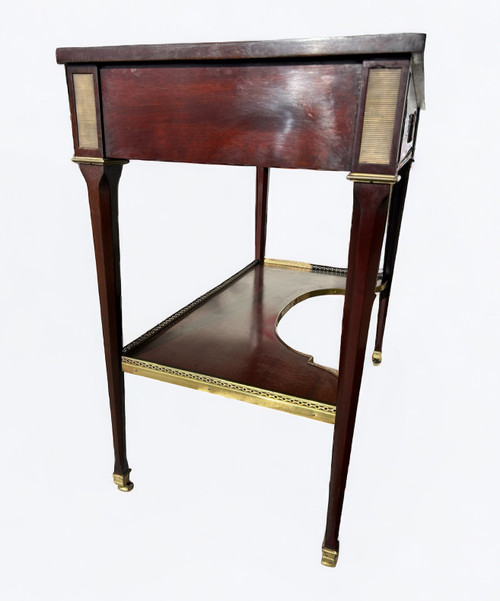 Table Console Bureau écritoire En Acajou De Style Louis XVI époque XXéme Siècle 
