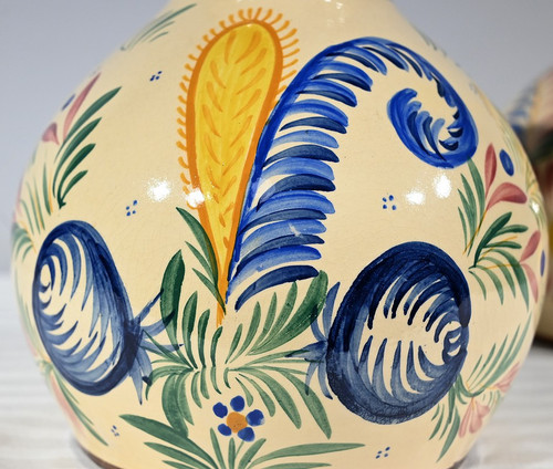 Pair of Henriot Quimper Vases – Mid 20th Century