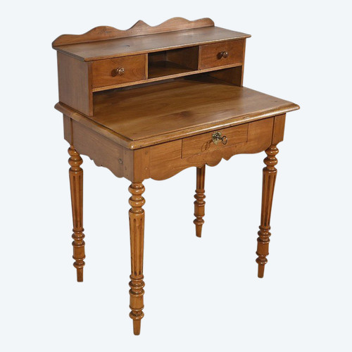 Petit Bureau à Gradin, style Louis Philippe – Fin XIXe