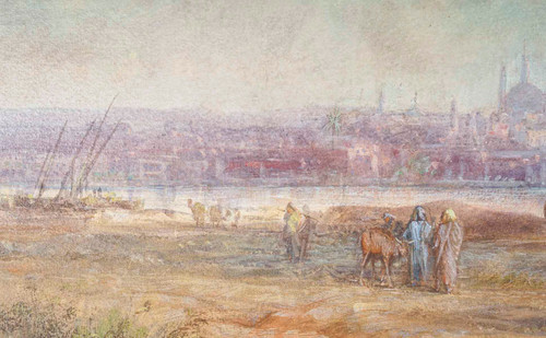 An Orientalist Painting P. Pascal Late 19th Century