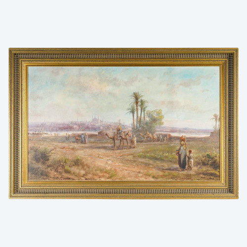 An Orientalist Painting P. Pascal Late 19th Century