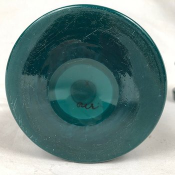 Paire de grands vases en verre opalin, XIXe