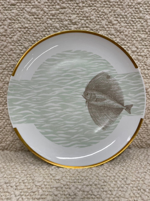 Bernardaud - Fish Service For 12 People in Limoges porcelain