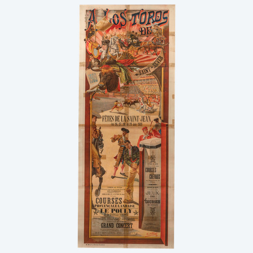 Affiche de corrida, Saint-sever 1909