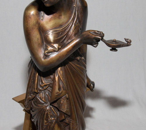 Bronze "woman in Antique" Signed Peiffer 1832-1886