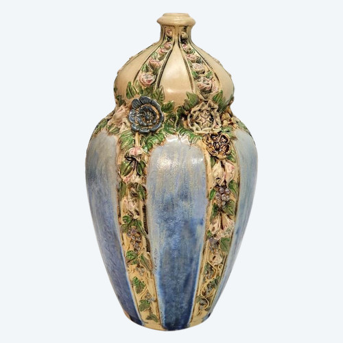 Joseph Mougin Important Art Nouveau Lamp Base