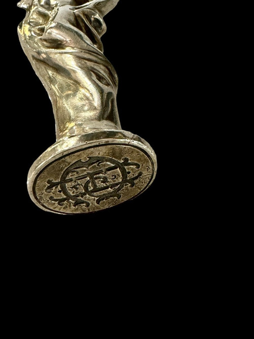 Sigillo in argento, periodo Art Nouveau
