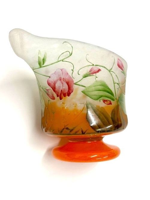 Brocca smaltata Daum Nancy Art Nouveau “Scent Pea”