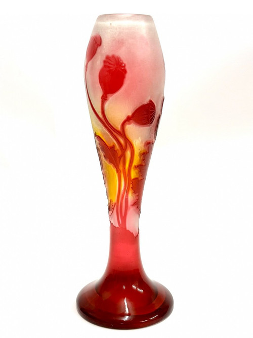 Emile Gallé Vase "Pavots"