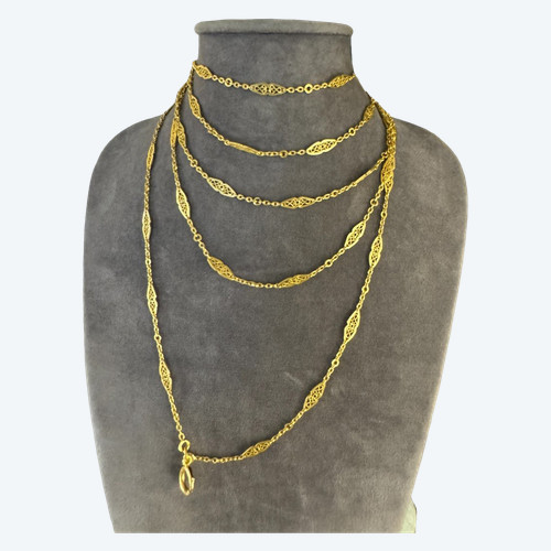Collana Lunga In Oro, 150 Cm