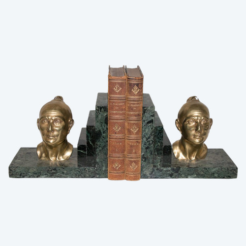 Bookends Signed Jamar Art Deco Period