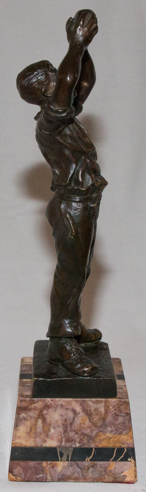 Bronzo Il Bevitore G Omerth Circa 1920