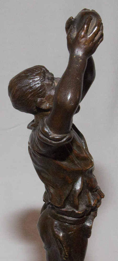 Bronzo Il Bevitore G Omerth Circa 1920