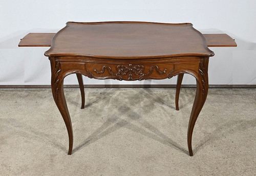 Petite Table Cabaret en Acajou, style Louis XV, époque Napoléon III – Milieu XIXe