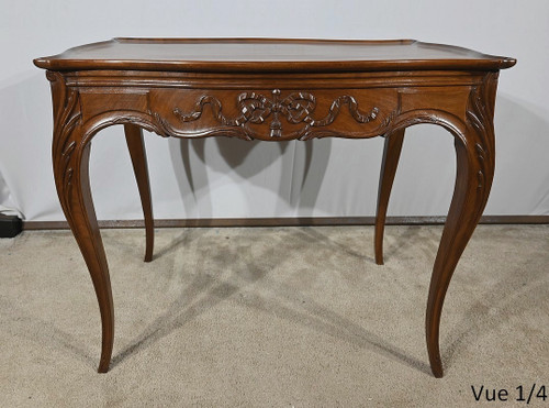 Petite Table Cabaret en Acajou, style Louis XV, époque Napoléon III – Milieu XIXe