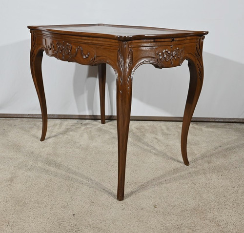 Petite Table Cabaret en Acajou, style Louis XV, époque Napoléon III – Milieu XIXe