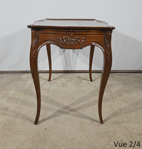 Petite Table Cabaret en Acajou, style Louis XV, époque Napoléon III – Milieu XIXe