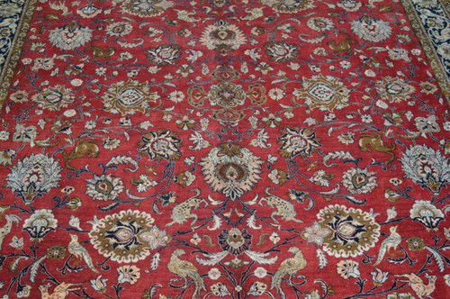 Iranian carpet (old Ghom)