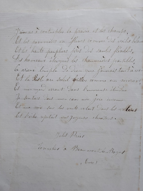 Jules Prior poet cooper 1821-1903