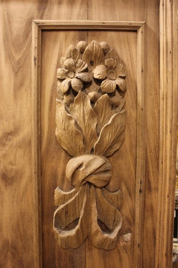 Grande trumeau in legno rustico