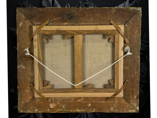 GEMÄLDE / GEMÄLDE AUS DEM 18. JAHRHUNDERT / ÖL AUF LEINWAND (RENOVIERT) „DER UNTERE GERICHT“