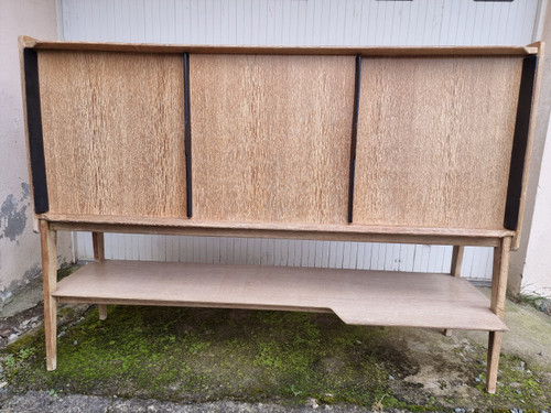Vintage Roger Landault sideboard in oak ABC edition 1957