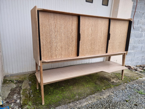 Vintage Roger Landault sideboard in oak ABC edition 1957