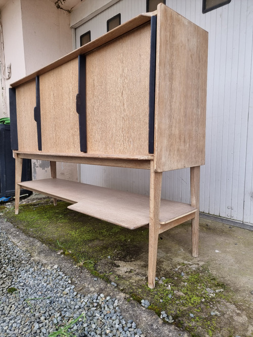 Vintage Roger Landault sideboard in oak ABC edition 1957