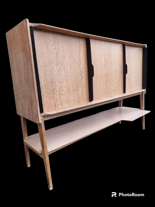 Vintage Roger Landault sideboard in oak ABC edition 1957