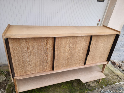 Vintage Roger Landault sideboard in oak ABC edition 1957
