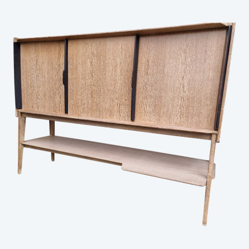 Credenza vintage Roger Landault in rovere edizione ABC del 1957