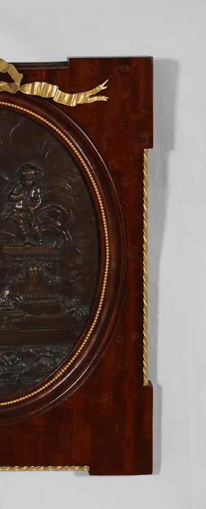 Medaglione in bronzo "Venere e il Bambino" secondo Clodion Fine del XIX secolo