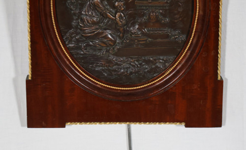 Medaglione in bronzo "Venere e il Bambino" secondo Clodion Fine del XIX secolo