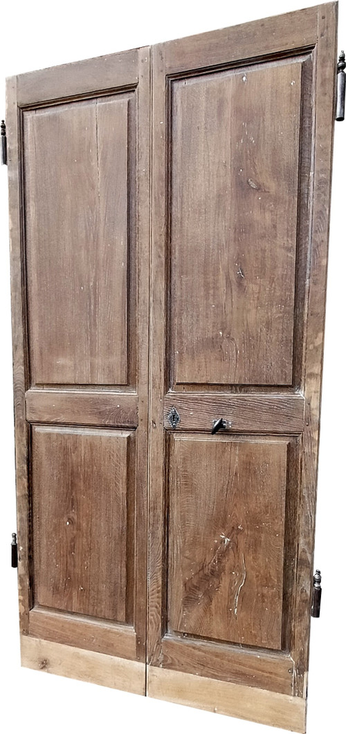 Double 18th Century Oak Cupboard Door