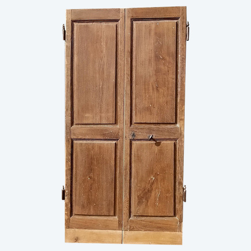 Double 18th Century Oak Cupboard Door