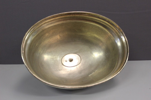 Grande Cloche De Service En Métal Argenté Fin XIX