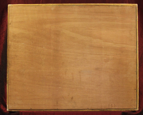 Antique Golden Rectangle Mirror with Gold Leaf, Louis Philippe 65 x 80 cm