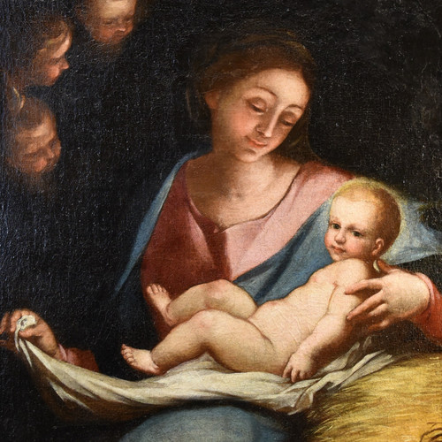  Madonna And Child, Anton Maria Piola (genoa, 1654 - 1715) Circle