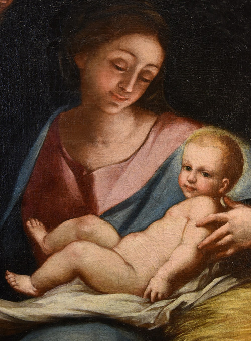  Madonna And Child, Anton Maria Piola (genoa, 1654 - 1715) Circle