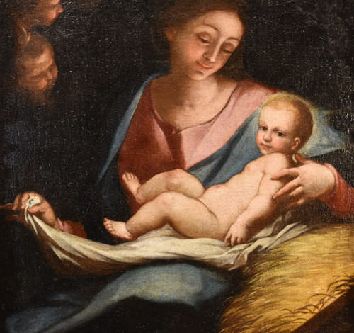  Madonna And Child, Anton Maria Piola (genoa, 1654 - 1715) Circle