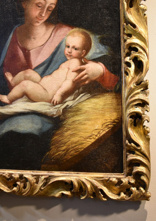  Madonna And Child, Anton Maria Piola (genoa, 1654 - 1715) Circle